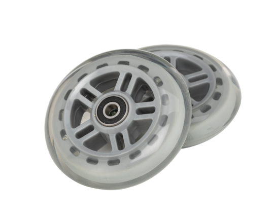 Razor A Kick 98mm Wheels w/Bearings - Clear (Set of 2)