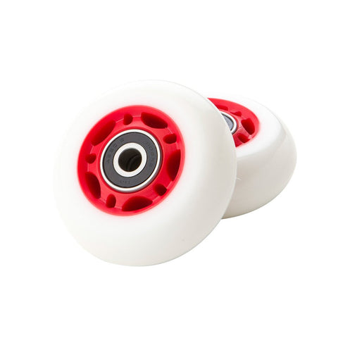 RED Replacement Razor Scooter Wheels, ABEC 7 Bearings, RED Grips