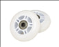 RipStik 76mm Wheels w/ ABEC-5 Bearings - White